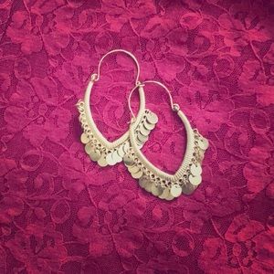 Gold earrings